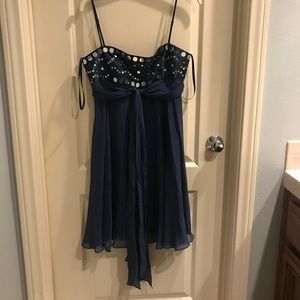 Navy beaded dress